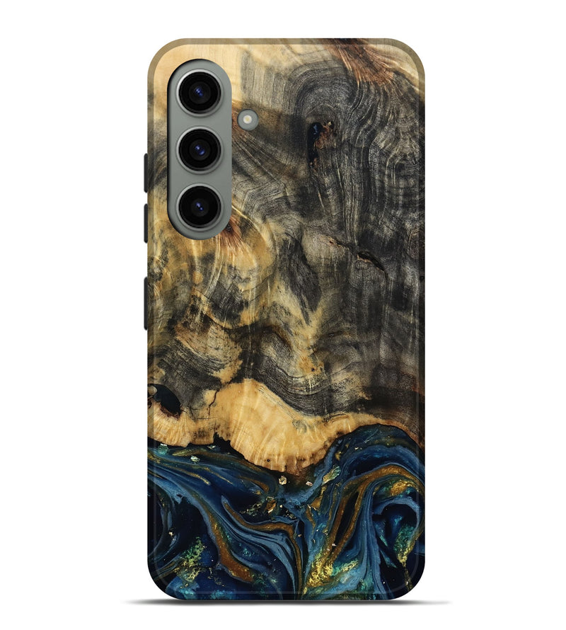 Galaxy S24 Plus Wood Live Edge Phone Case - Debbie (Metallic, 807154)
