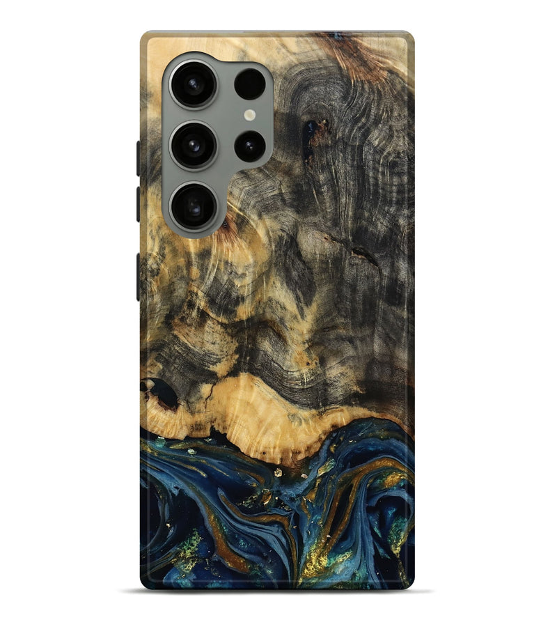 Galaxy S24 Ultra Wood Live Edge Phone Case - Debbie (Metallic, 807154)