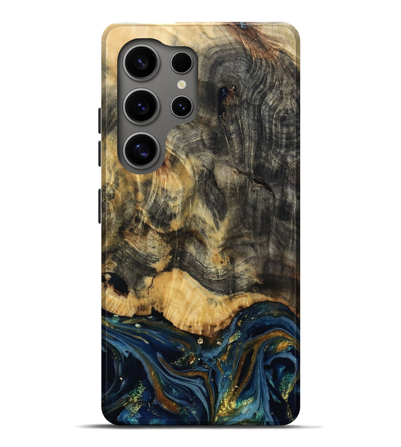 Galaxy S25 Ultra Wood Live Edge Phone Case - Debbie (Metallic, 807154)