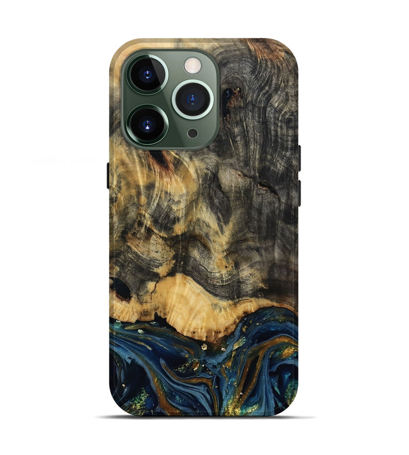 iPhone 13 Pro Wood Live Edge Phone Case - Debbie (Metallic, 807154)