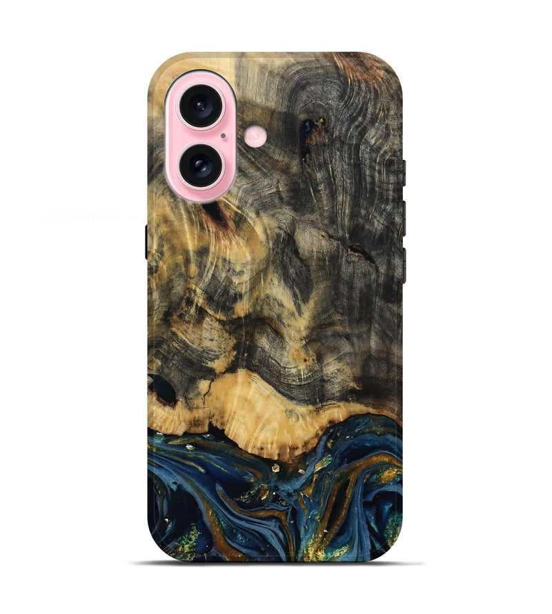 iPhone 17 Wood Live Edge Phone Case - Debbie (Metallic, 807154)