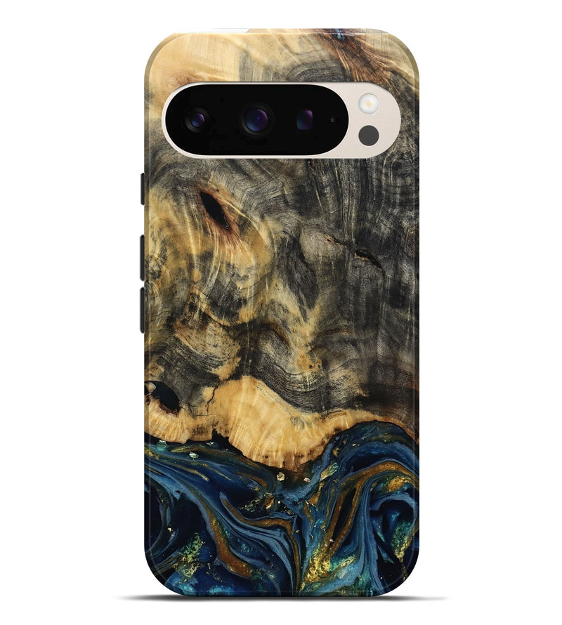 Pixel 10 Pro XL Wood Live Edge Phone Case - Debbie (Metallic, 807154)