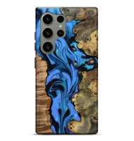 Galaxy S24 Ultra Wood Live Edge Phone Case - Renee (Blue, 807155)