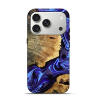 iPhone 17 Pro Wood Live Edge Phone Case - Alethea (Purple, 807182)