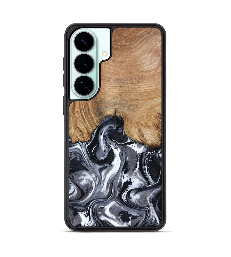 Galaxy S26 Plus Wood Phone Case - Braelyn (Black & White, 807202)