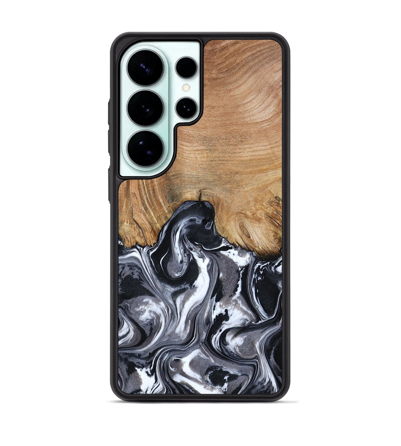 Galaxy S26 Ultra Wood Phone Case - Braelyn (Black & White, 807202)