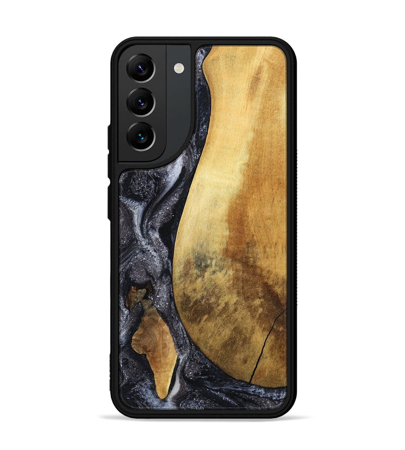 Galaxy S22 Plus Wood Phone Case - Liam (Black & White, 807203)