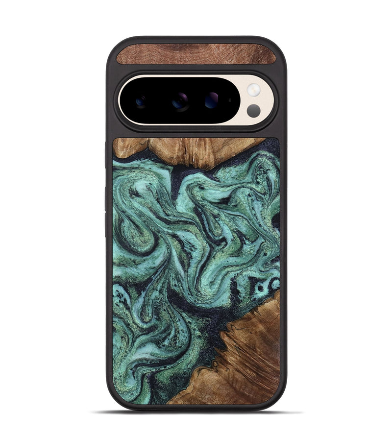 Pixel 10 Wood Phone Case - Silvia (Green, 807212)