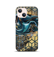 iPhone 13 mini Wood Live Edge Phone Case - Kiarra (Pattern, 807287)