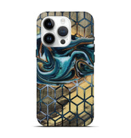 iPhone 15 Pro Wood Live Edge Phone Case - Kiarra (Pattern, 807287)