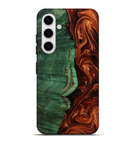 Galaxy S25 Plus Wood Live Edge Phone Case - Leone (Red, 807293)