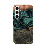 Galaxy S25 Wood Live Edge Phone Case - Dawna (Green, 807295)