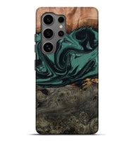 Galaxy S25 Ultra Wood Live Edge Phone Case - Dawna (Green, 807295)