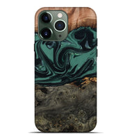 iPhone 13 Pro Max Wood Live Edge Phone Case - Dawna (Green, 807295)
