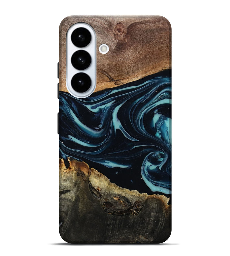 Galaxy S26 Plus Wood Live Edge Phone Case - Remi (Blue, 807304)