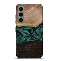 Galaxy S24 Plus Wood Live Edge Phone Case - Olga (Green, 807316)