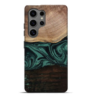 Galaxy S25 Ultra Wood Live Edge Phone Case - Olga (Green, 807316)