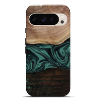 Pixel 9 Pro XL Wood Live Edge Phone Case - Olga (Green, 807316)