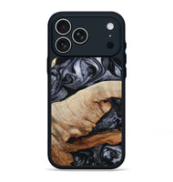 iPhone 17 Pro Max Wood Phone Case - Yulissa (Black & White, 807338)