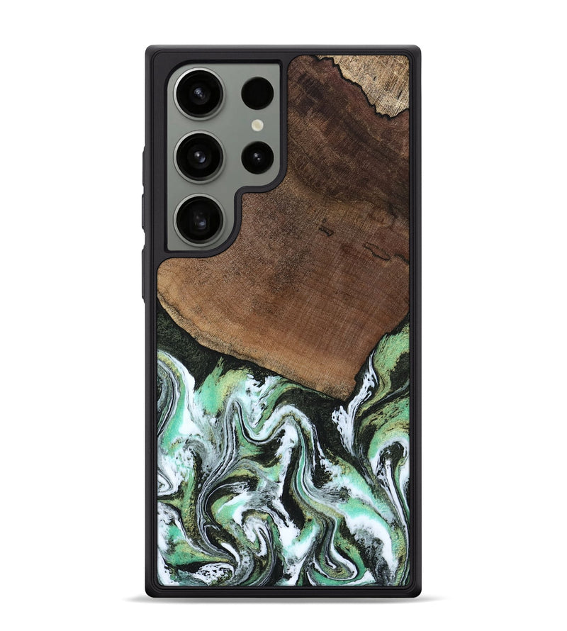 Galaxy S24 Ultra Wood Phone Case - Cindi (Green, 807345)