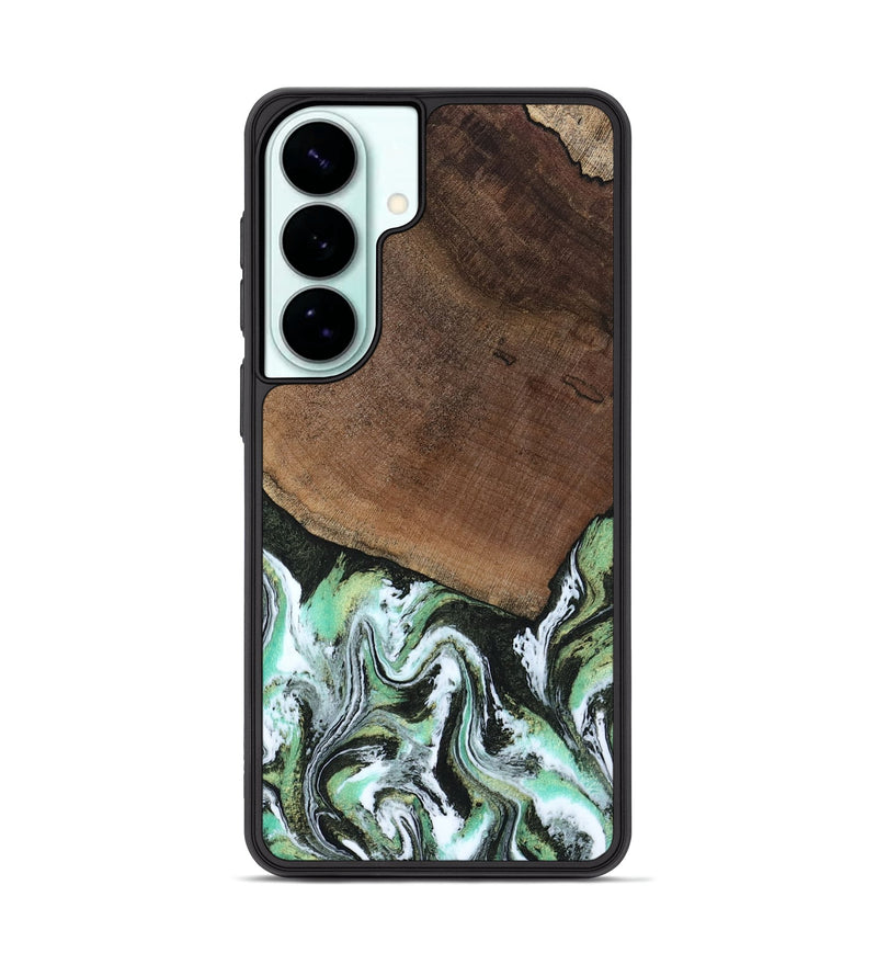 Galaxy S26 Plus Wood Phone Case - Cindi (Green, 807345)