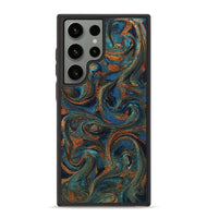 Galaxy S23 Ultra ResinArt Phone Case - Allyssa (Teal & Gold, 807412)