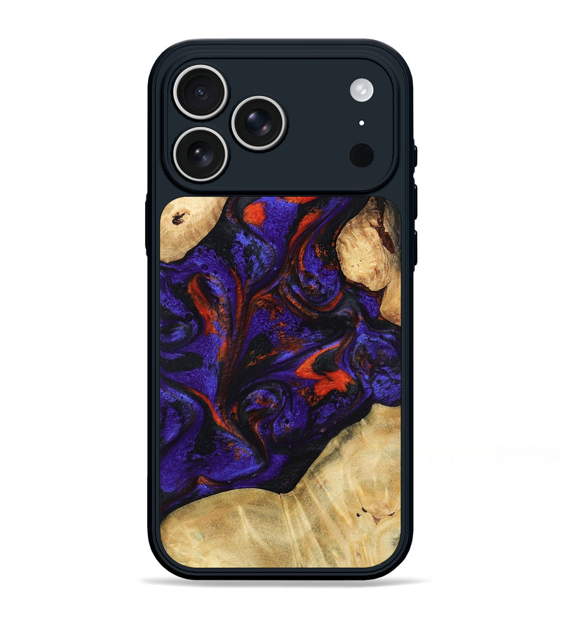 iPhone 17 Pro Max Wood Phone Case - Krysten (Purple, 807414)