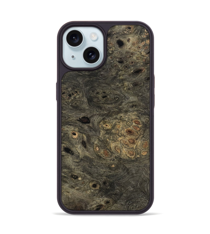 iPhone 15 Wood Phone Case - Ailani (Wood Burl, 807430)