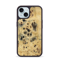 iPhone 15 Wood Phone Case - Jude (Wood Burl, 807432)