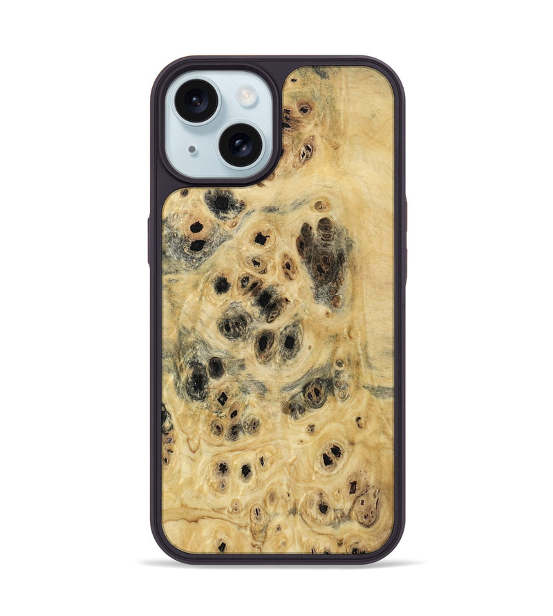 iPhone 15 Wood Phone Case - Jude (Wood Burl, 807432)