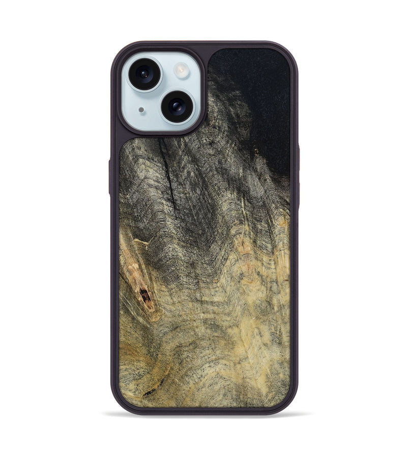 iPhone 15 Wood Phone Case - Mont (Wood Burl, 807434)