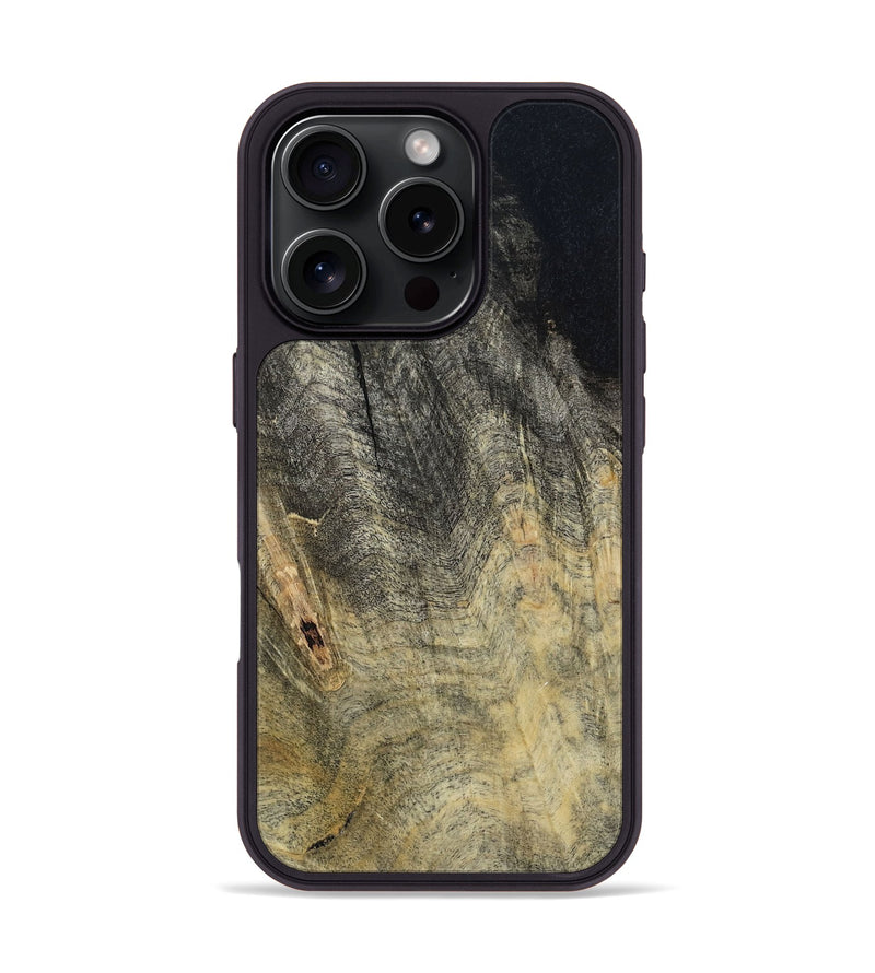 iPhone 16 Pro Wood Phone Case - Mont (Wood Burl, 807434)