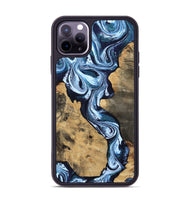 iPhone 11 Pro Max Wood Phone Case - Taylor (Blue, 807435)
