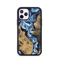 iPhone 11 Pro Wood Phone Case - Taylor (Blue, 807435)