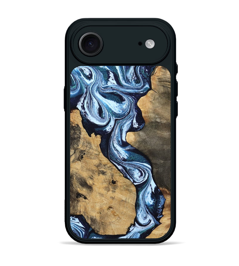 iPhone 17 Air Wood Phone Case - Taylor (Blue, 807435)