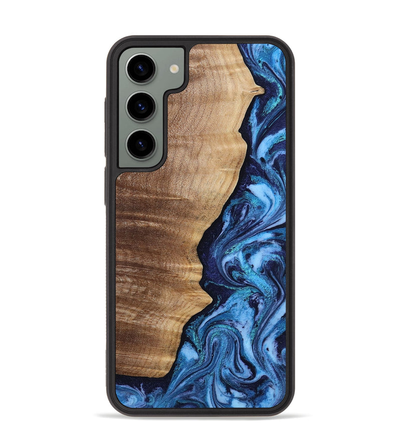 Galaxy S23 Plus Wood Phone Case - Christy (Blue, 807436)