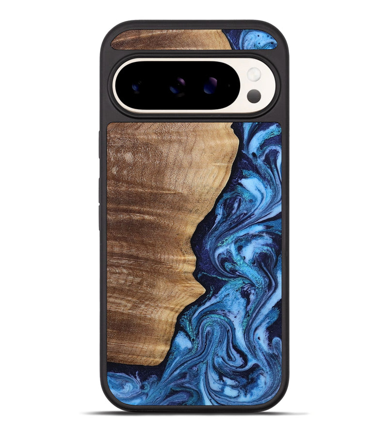 Pixel 10 Pro XL Wood Phone Case - Christy (Blue, 807436)
