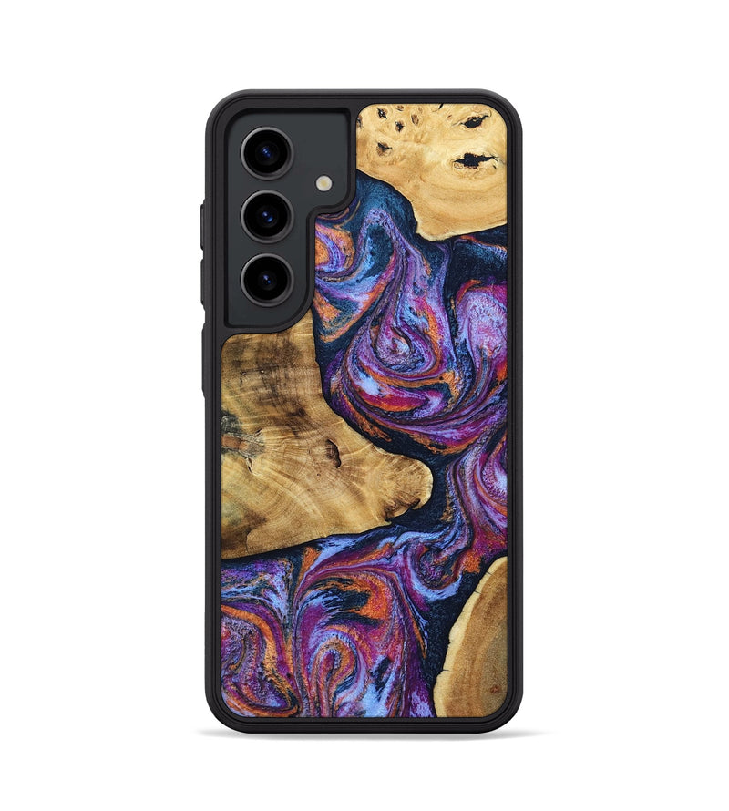 Galaxy S24 Wood Phone Case - Terra (Blue, 807437)
