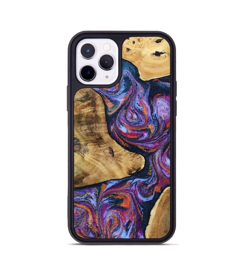 iPhone 11 Pro Wood Phone Case - Terra (Blue, 807437)