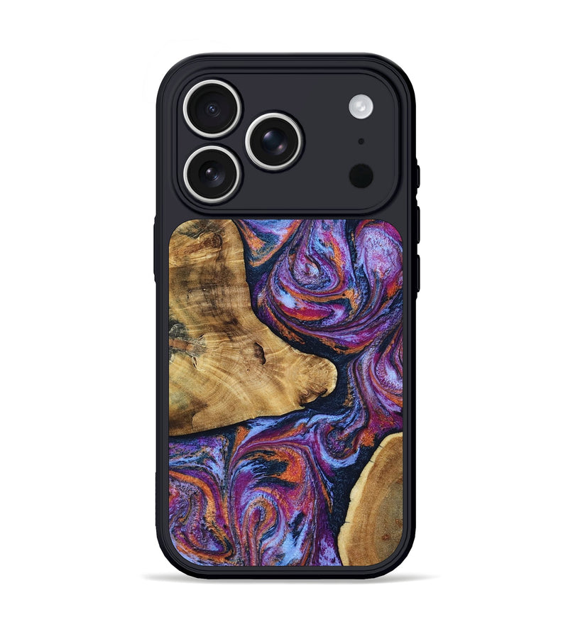 iPhone 17 Pro Wood Phone Case - Terra (Blue, 807437)