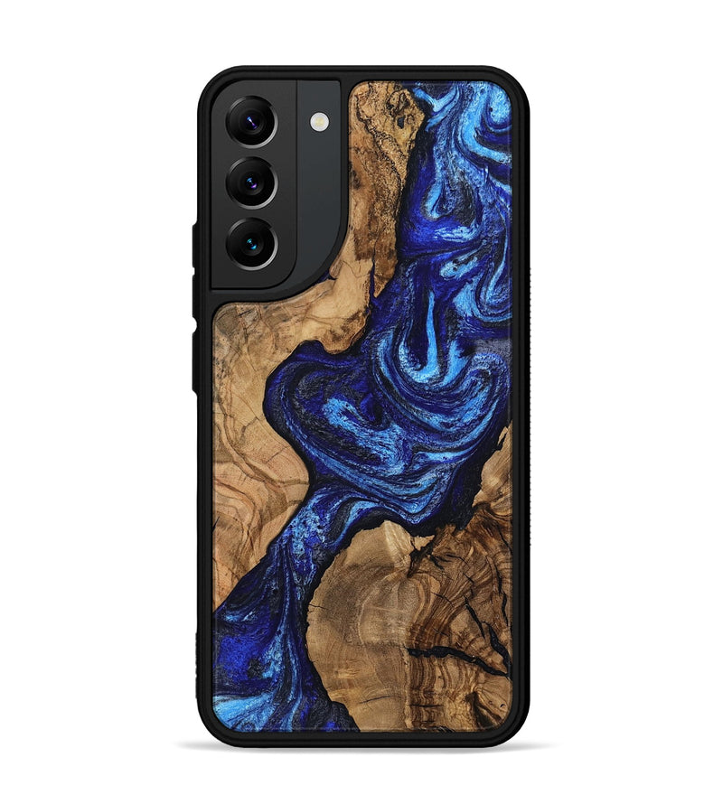 Galaxy S22 Plus Wood Phone Case - Stacia (Blue, 807438)