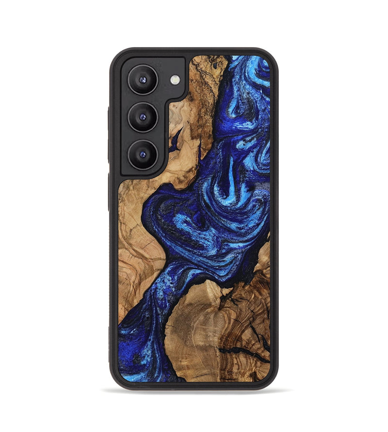 Galaxy S23 Wood Phone Case - Stacia (Blue, 807438)