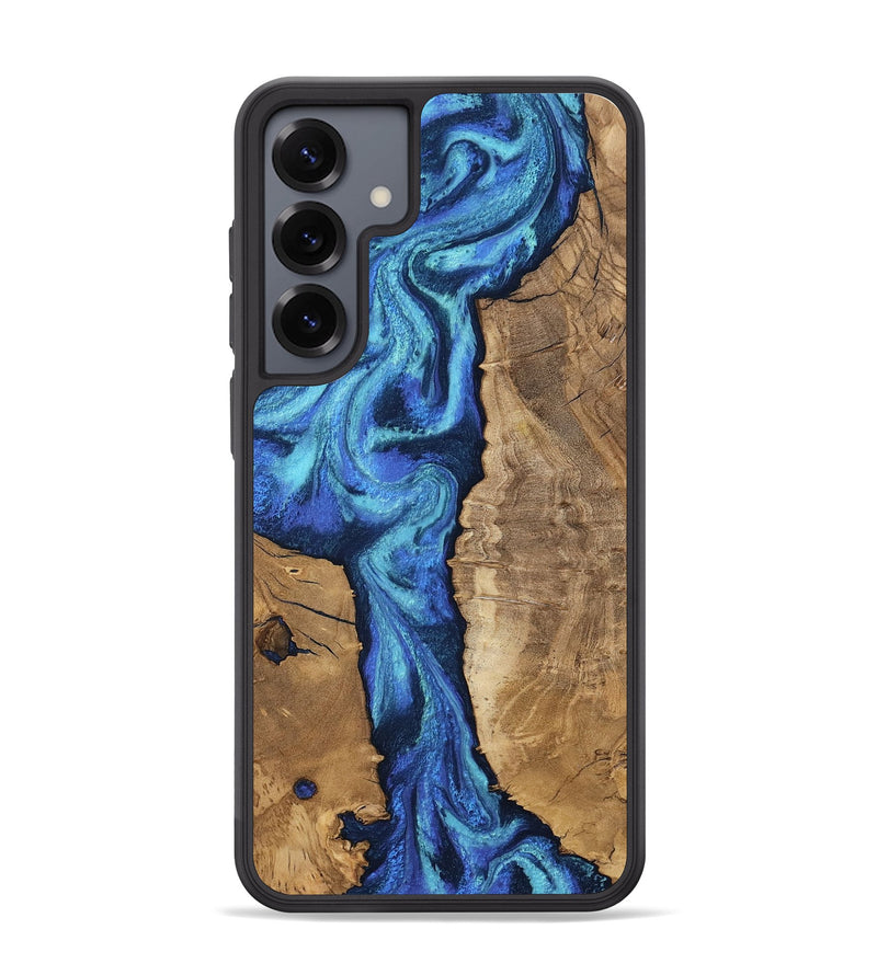 Galaxy S25 Plus Wood Phone Case - Jakai (Blue, 807439)