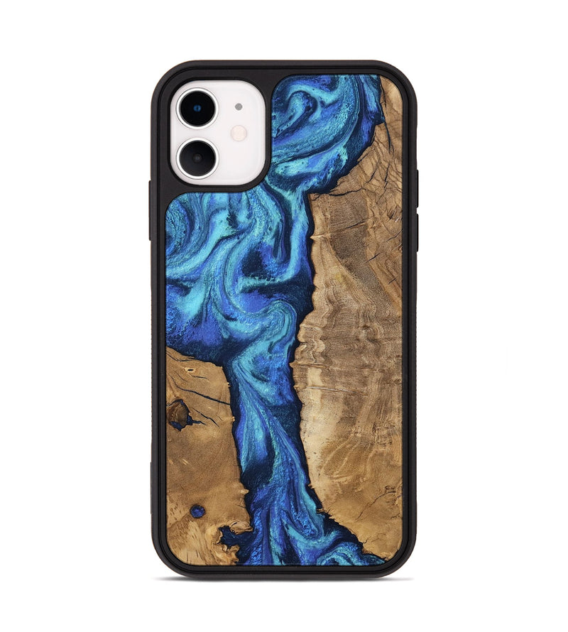 iPhone 11 Wood Phone Case - Jakai (Blue, 807439)