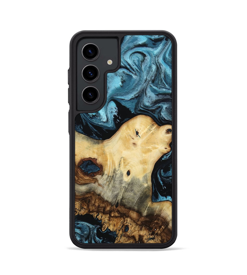 Galaxy S24 Wood Phone Case - Neil (Blue, 807440)