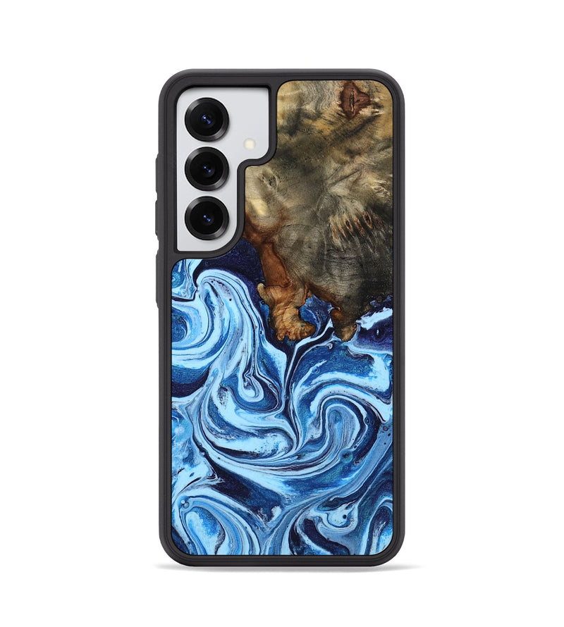 Galaxy S25 Wood Phone Case - Laney (Blue, 807441)
