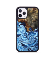 iPhone 11 Pro Wood Phone Case - Laney (Blue, 807441)