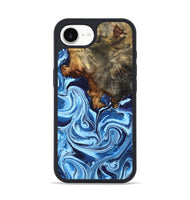 iPhone 16e Wood Phone Case - Laney (Blue, 807441)