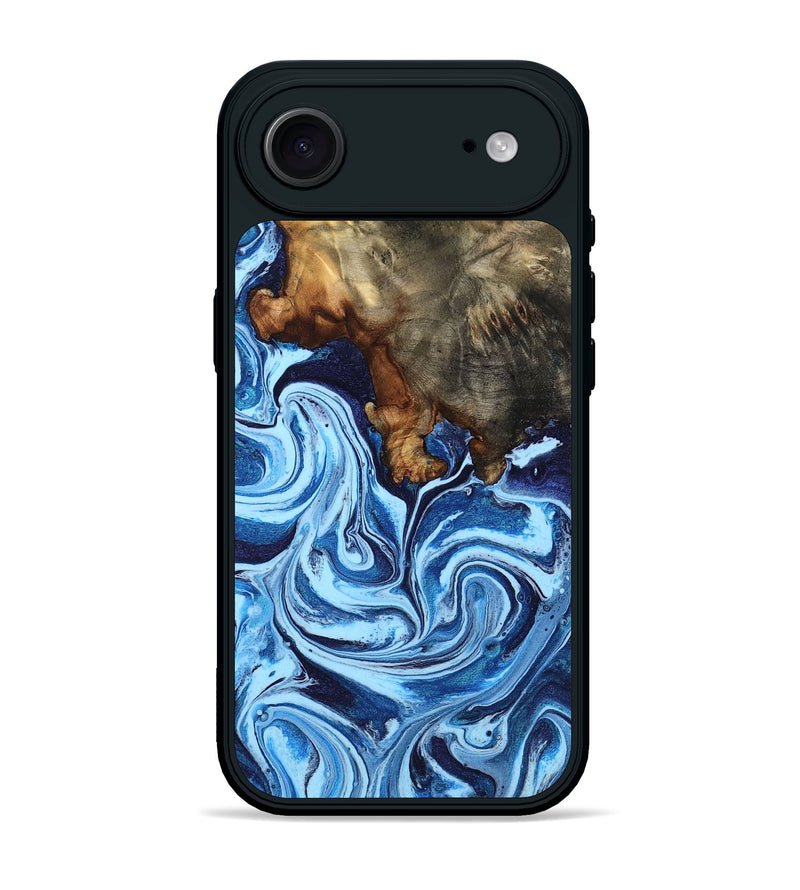 iPhone 17 Air Wood Phone Case - Laney (Blue, 807441)