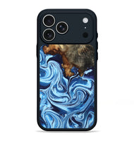 iPhone 17 Pro Max Wood Phone Case - Laney (Blue, 807441)